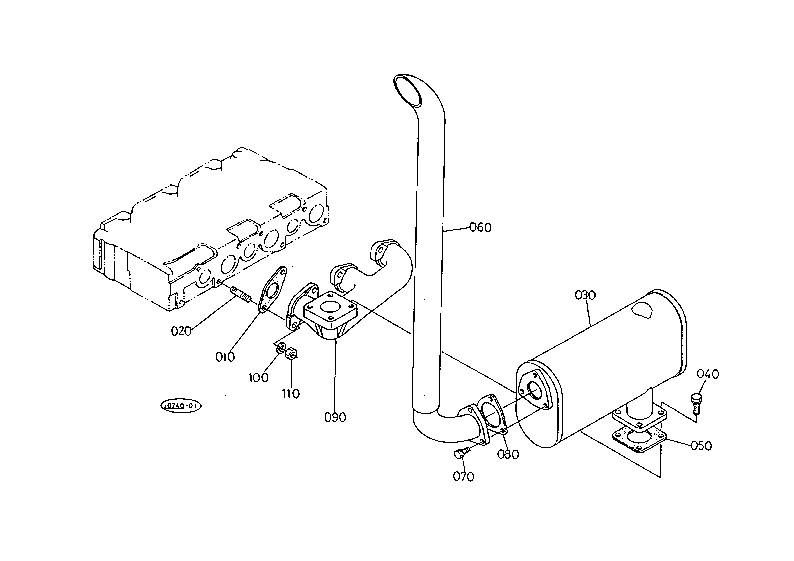 Exhaust Manifold And Muffler