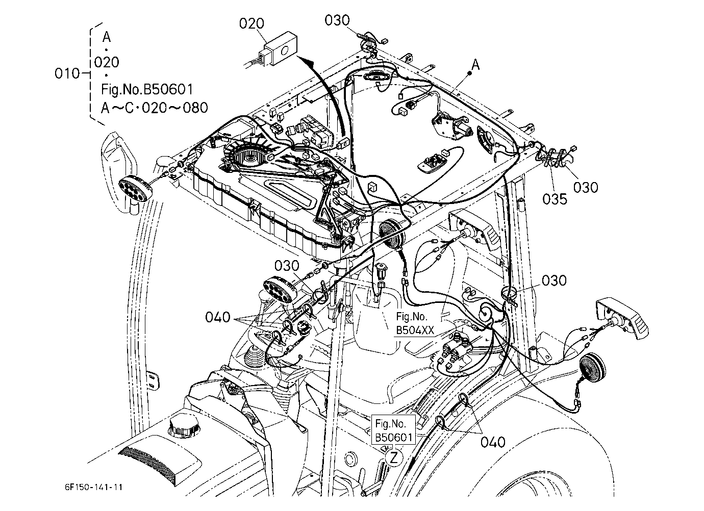 Electrical Wiring (Cab) [A]