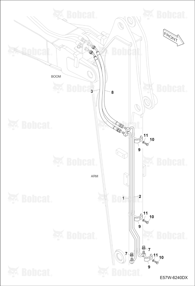 Hydraulic Circuitry (Arm) Quick Clamp)