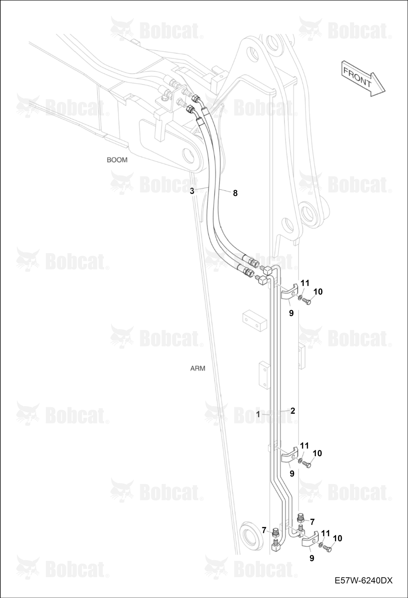 Hydraulic Circuitry (Arm) Quick Clamp)