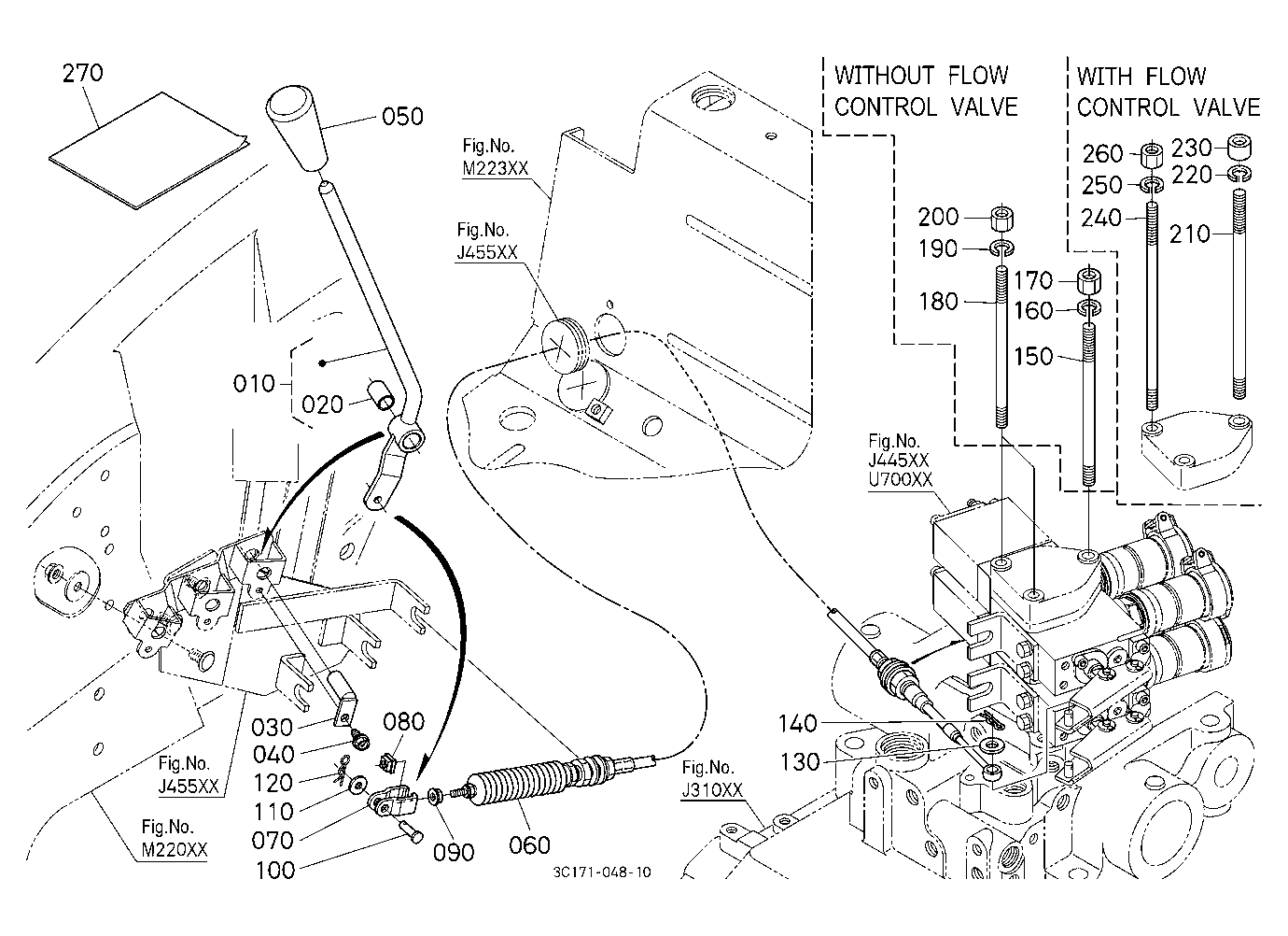 Auxiliary Control Valve Lever Kit (2Nd) [Option]