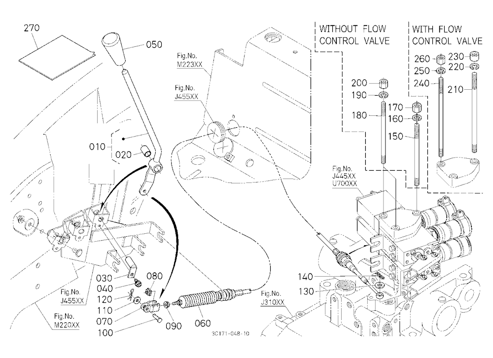 Auxiliary Control Valve Lever Kit (2Nd) [Option]