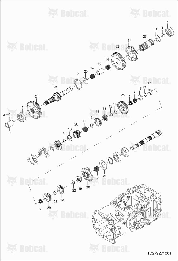 Range Shift Shaft Group