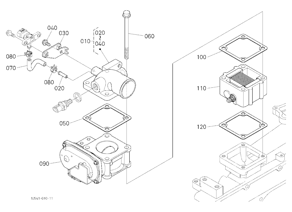 Air Cleaner Flange And Throttle Valve