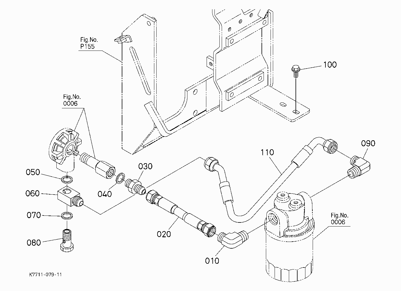 HYDRAULIC OIL LINE(OIL FILTER)