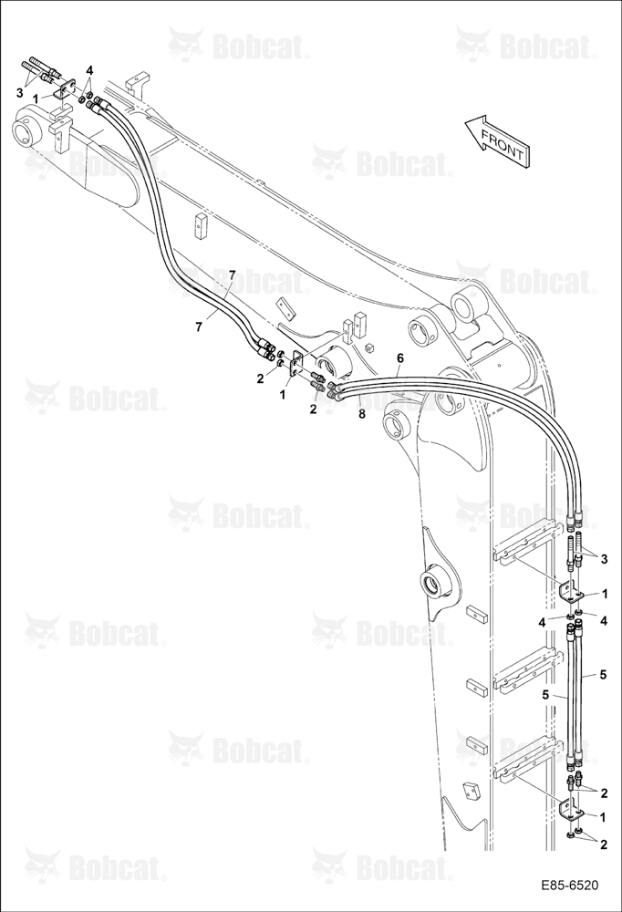 Articulated Boom (Boom Piping - Quick Clamp)