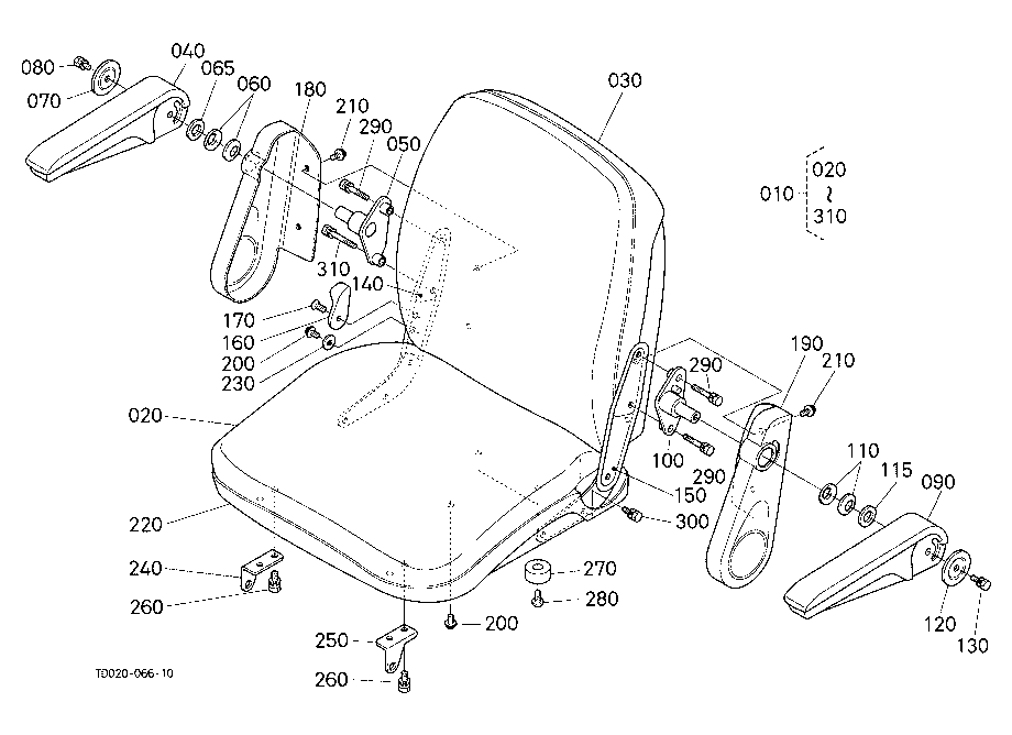 Seat [Component Parts] [Cab Type]