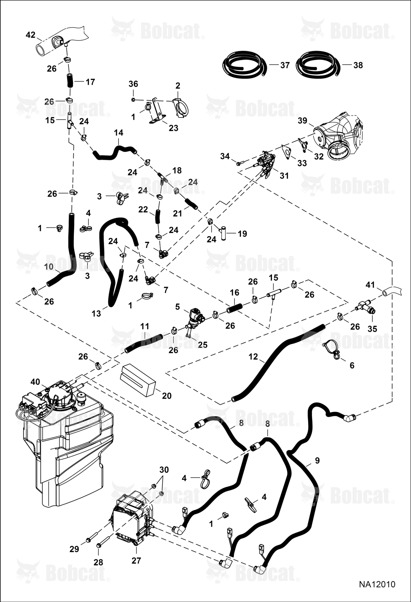 Engine & Attaching Parts (SCR System) (Plumbing)