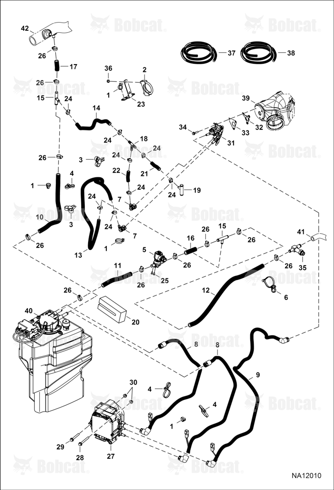 Engine & Attaching Parts (SCR System) (Plumbing)