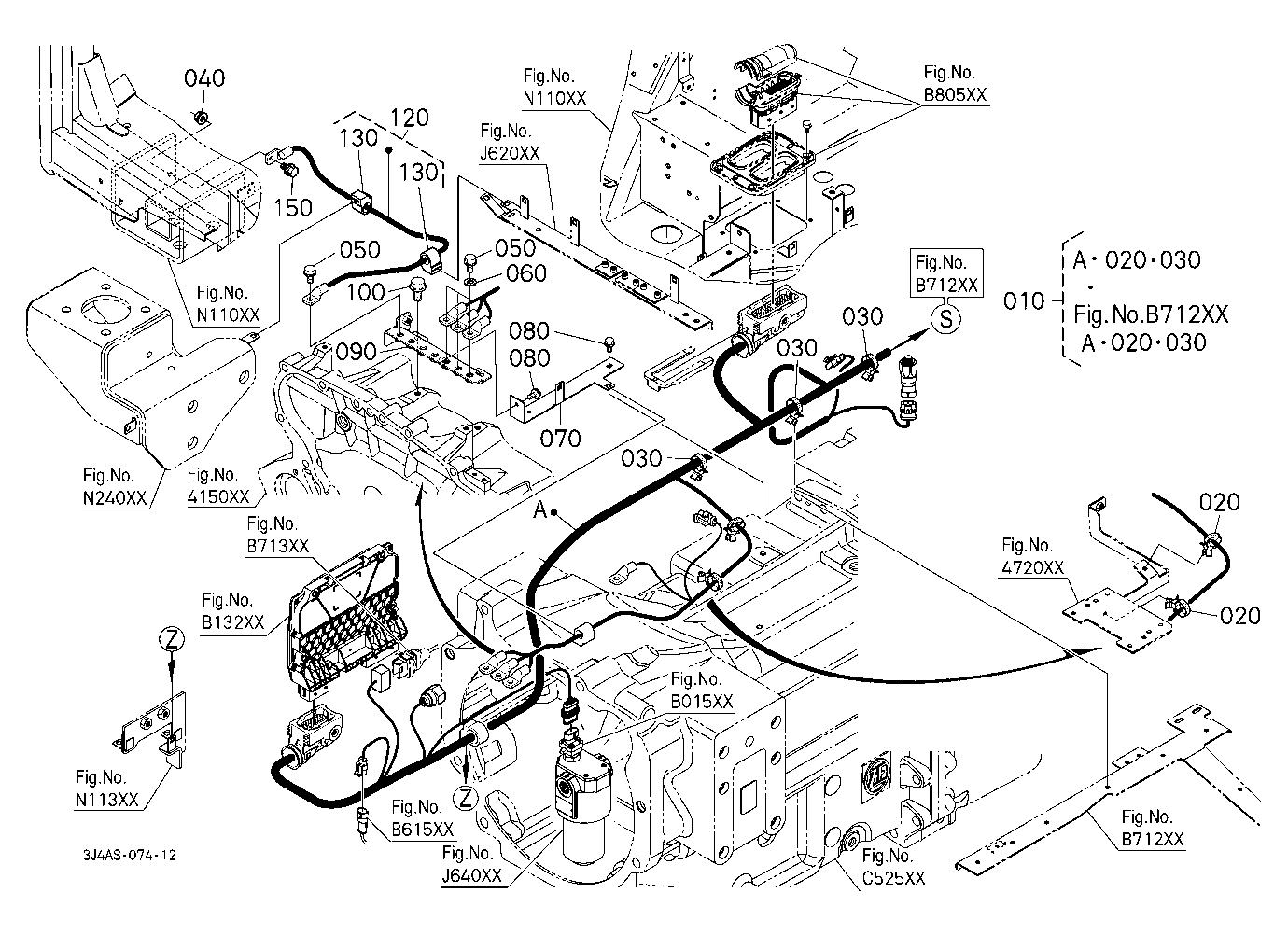 Electrical Wiring (Tcu) [Front Rigid Type Axle] [W
