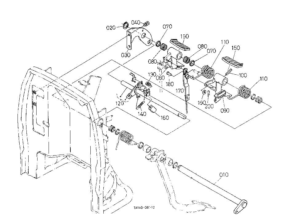 Brake Pedal [Hst Type] [Rops Type]