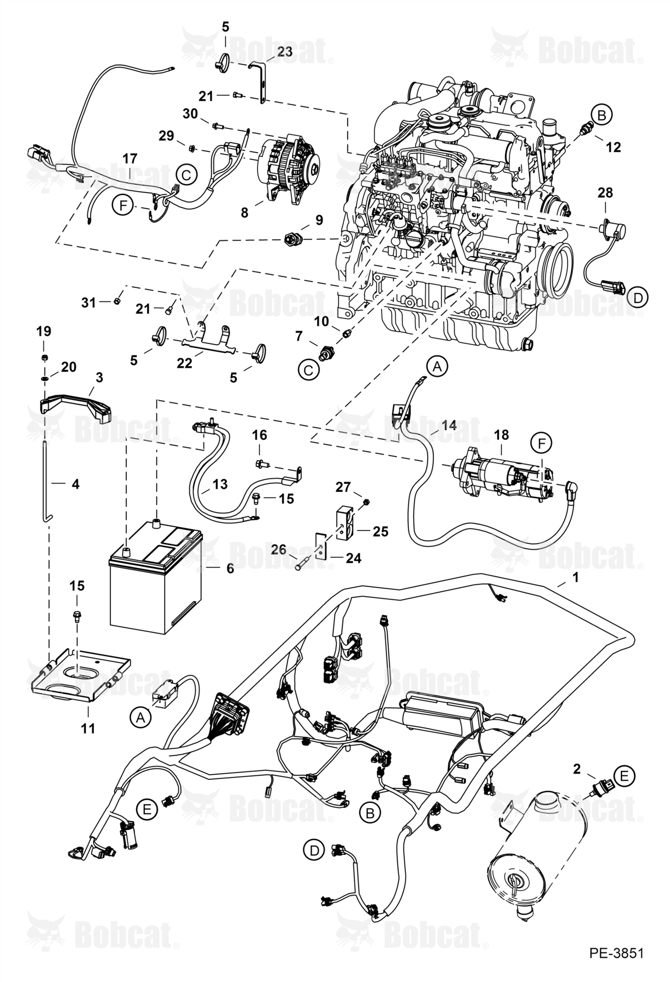 Engine Electrical Circuitry