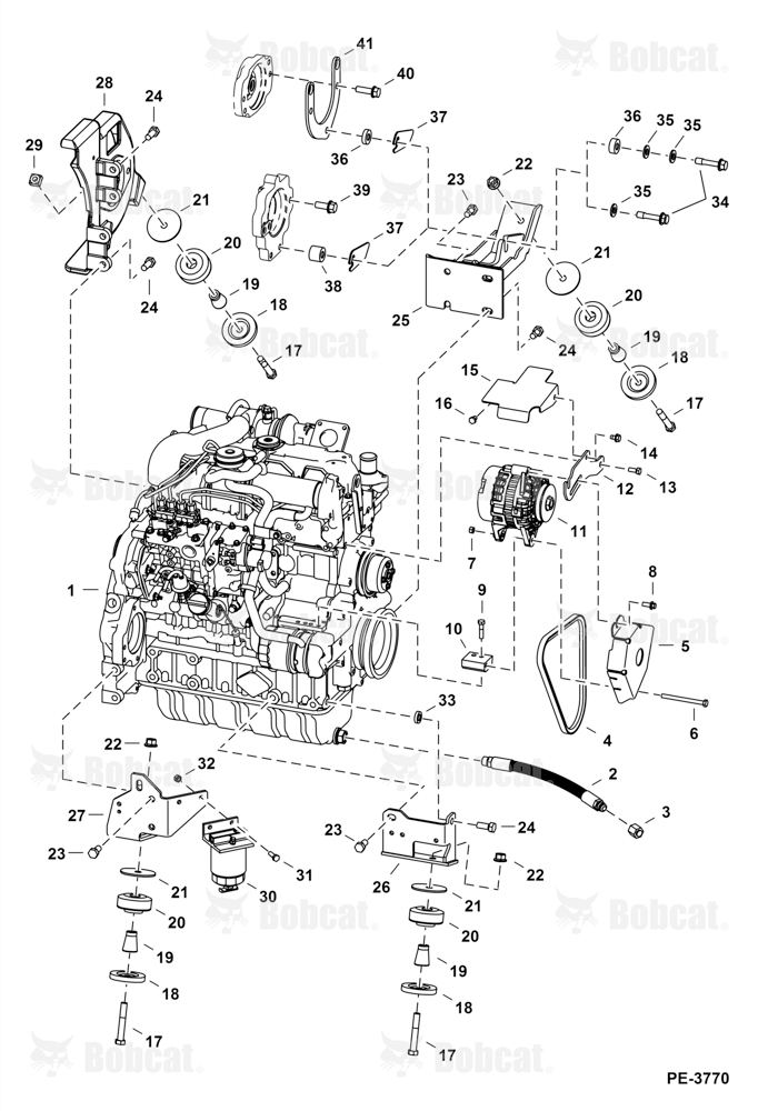 Engine & Attaching Parts (Engine Mounts)