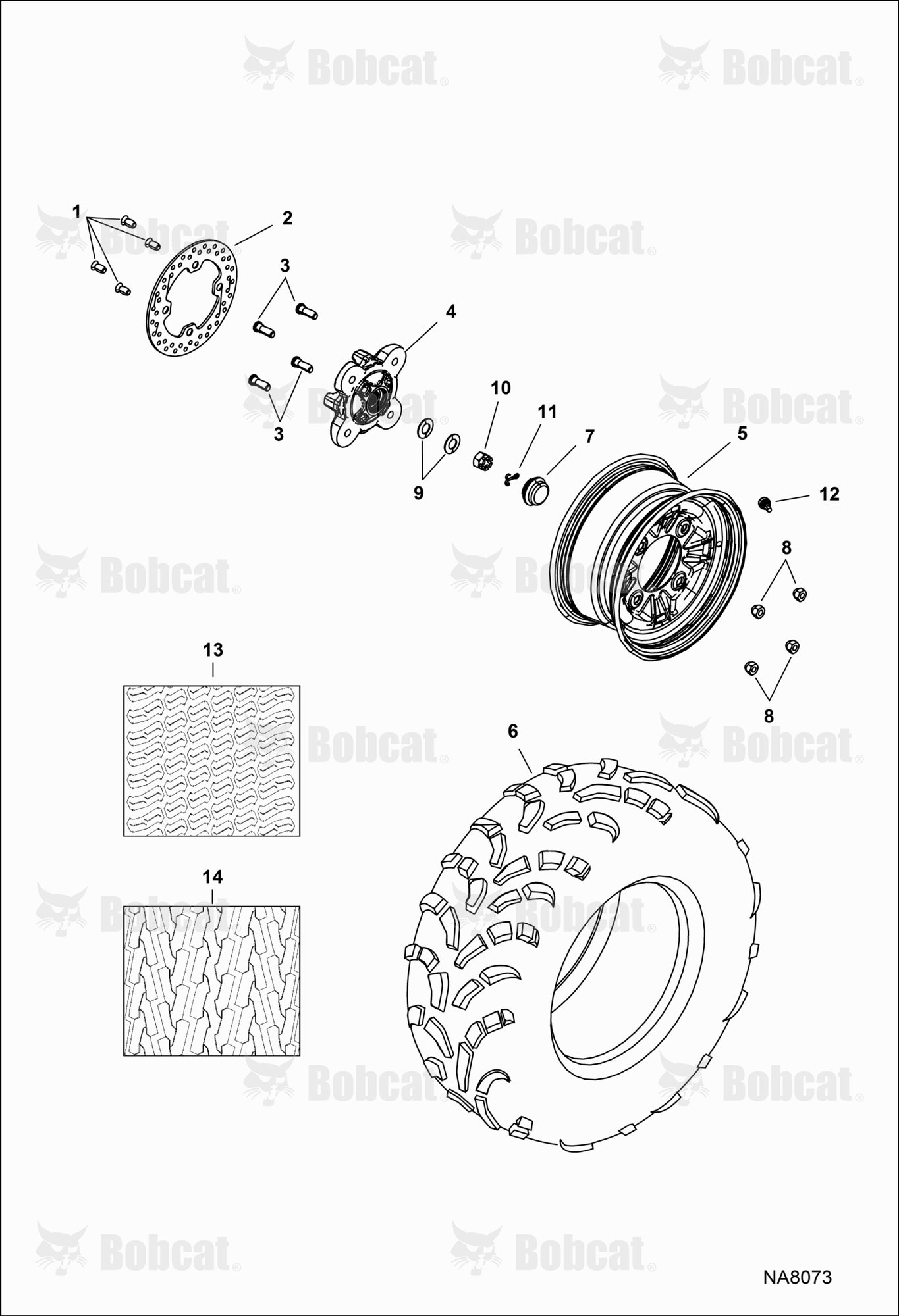 WHEELS, Front  AVW411001 - AVW419999