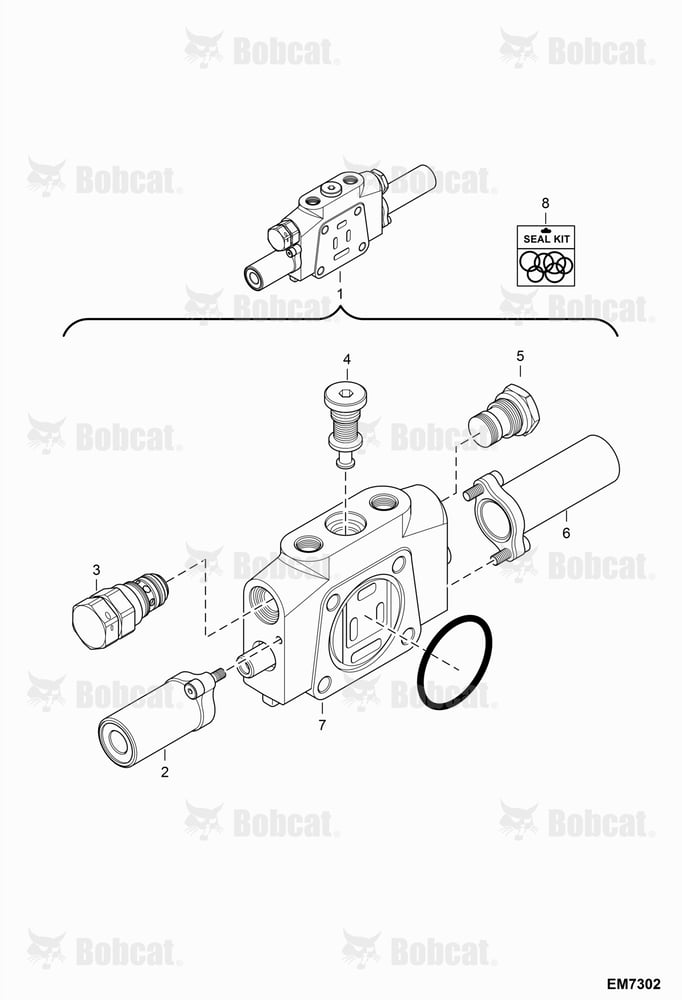 Valve Section (Arm) AB4711001 - AB4711500