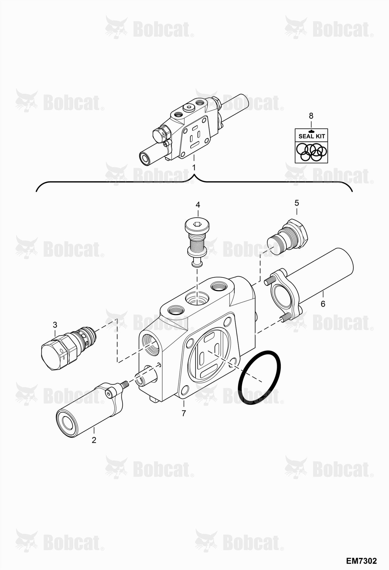 Valve Section (Arm)  AB4711001 - AB4711500