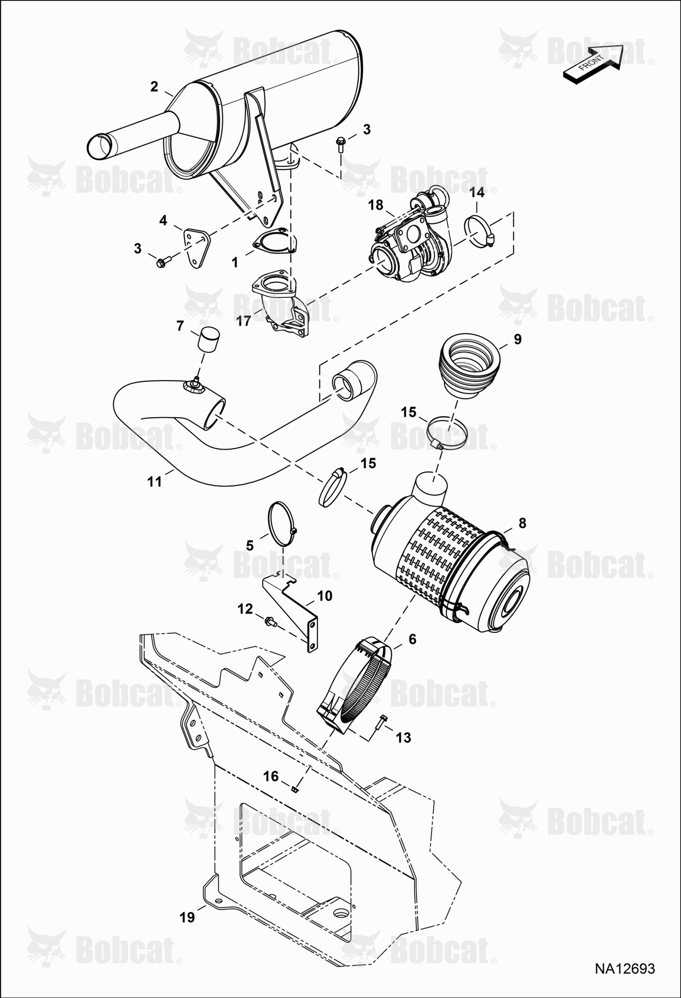 Engine & Attaching Parts (Air Intake & Exhaust)