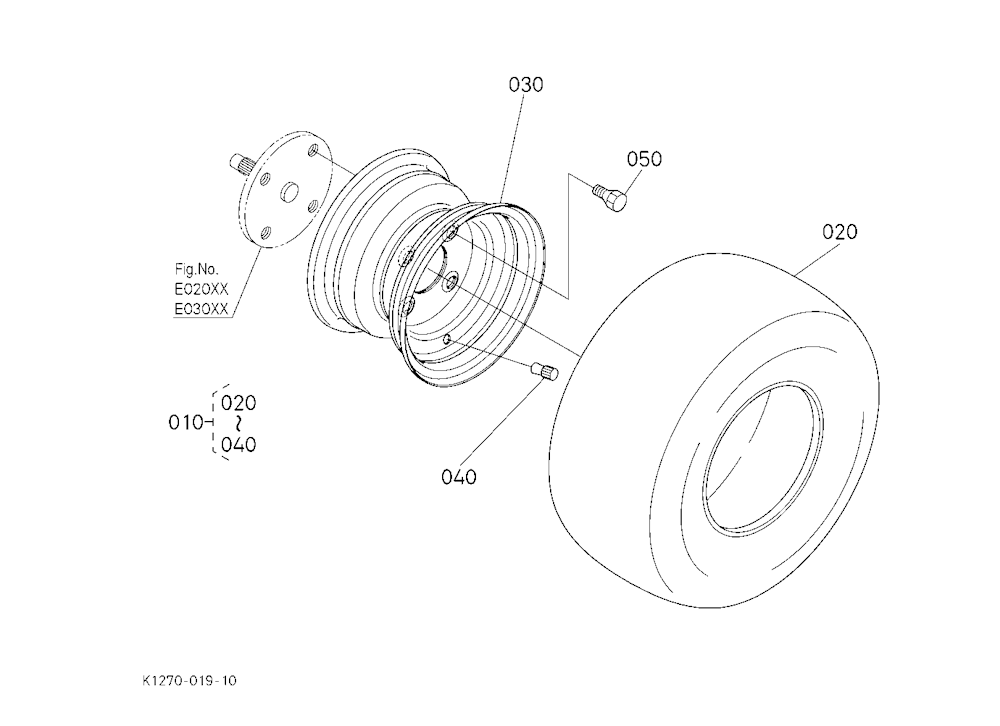 Front Wheel (T,16*7.50-8)