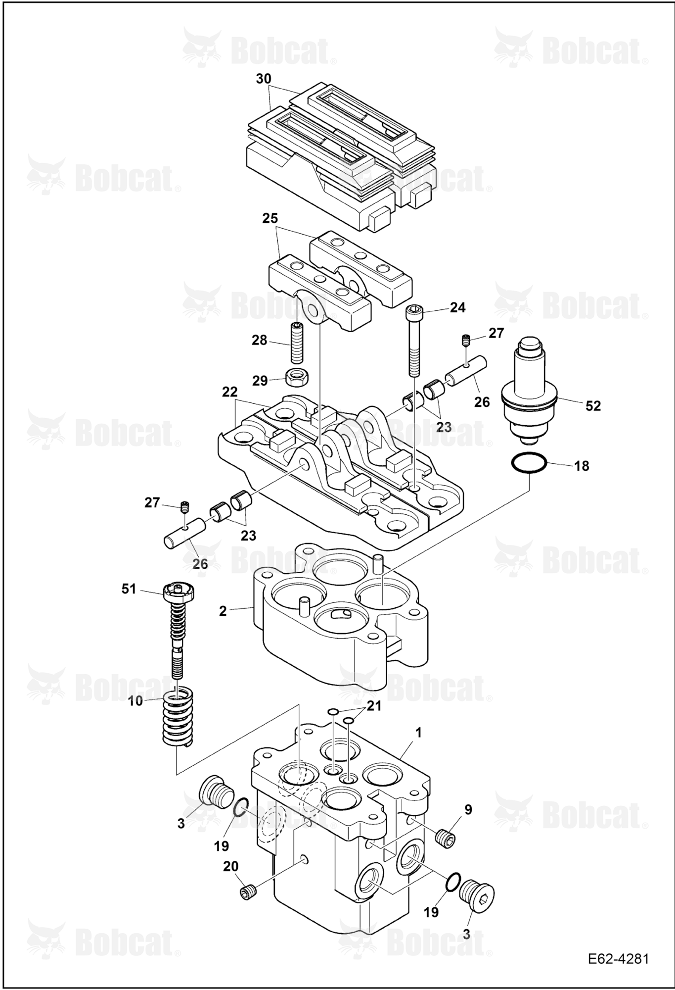 Hydraulic Circuitry (Pedal Valve - Travel)