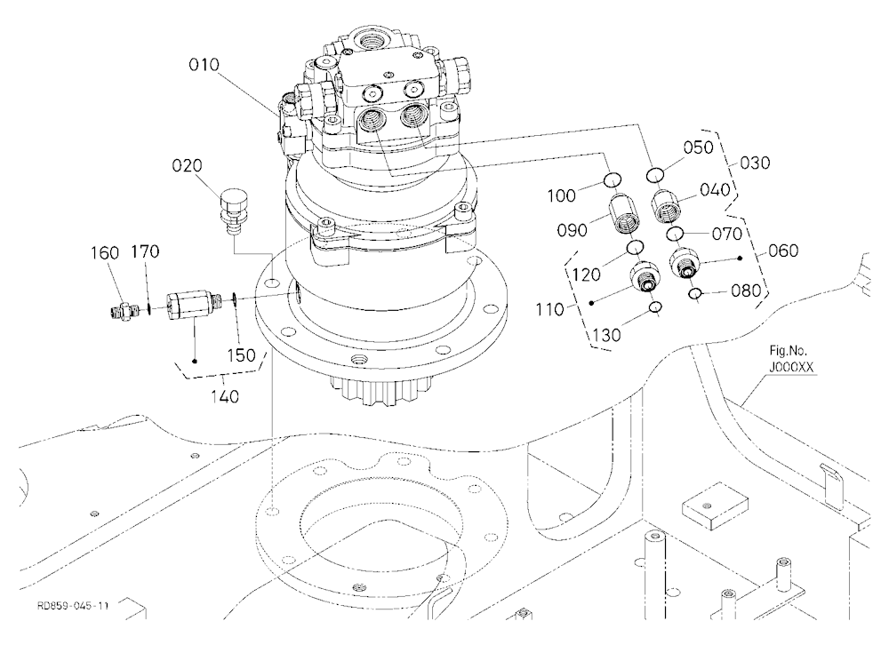Swivel Motor (Under)