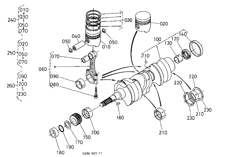 Piston/Crankshaft