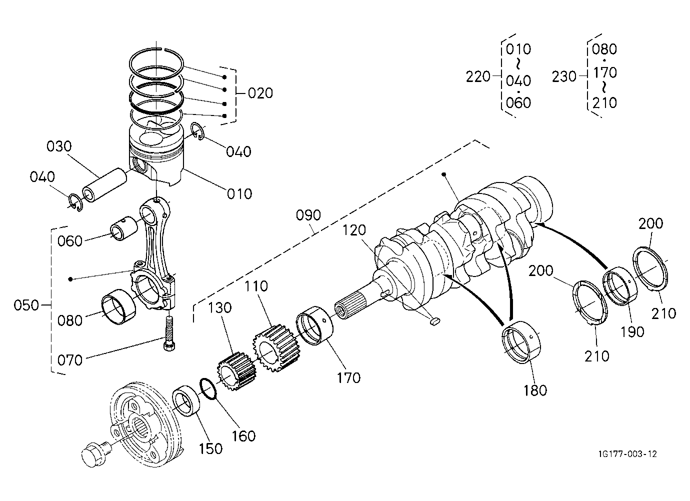 Piston And Crankshaft