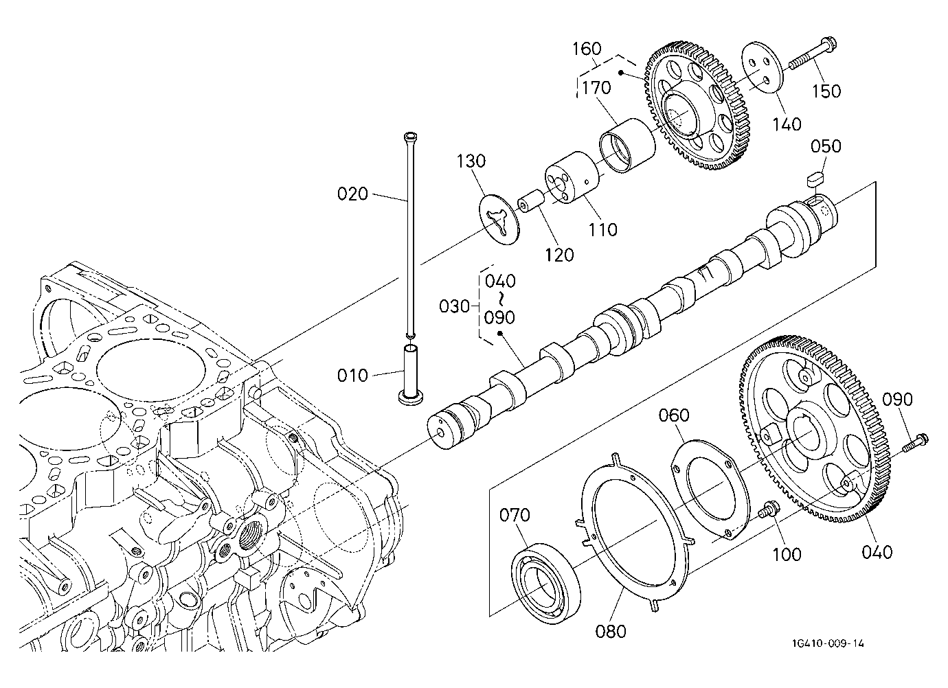 Camshaft And Idle Gear Shaft