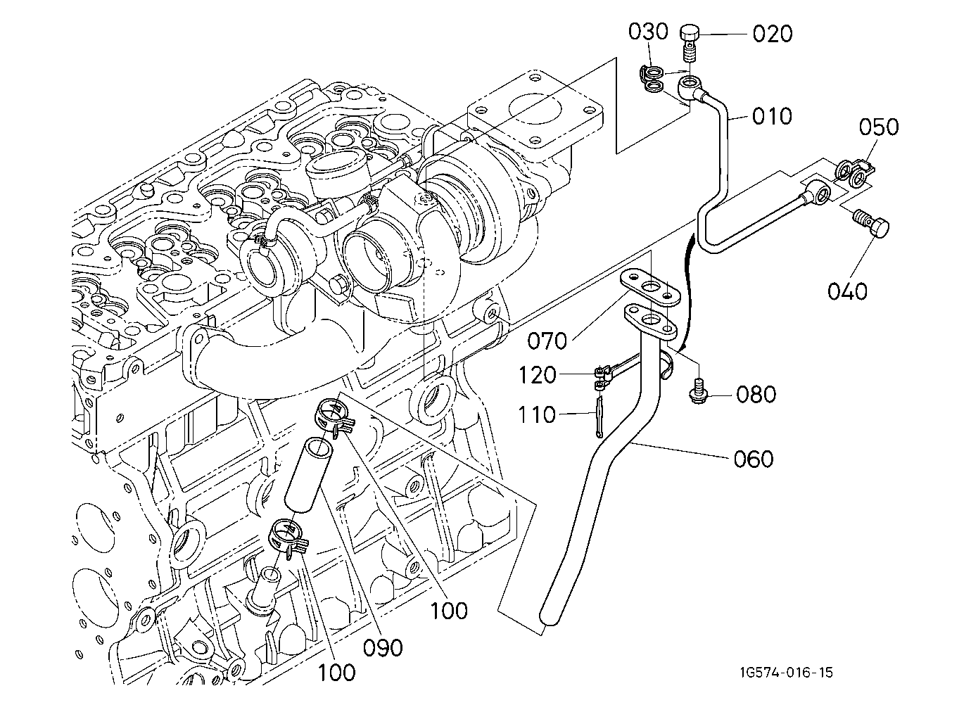 Oil Pipe (Turbo Charger) [Old]