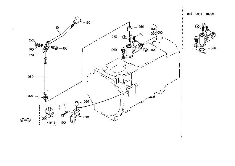 Pto Gear Shift Lever