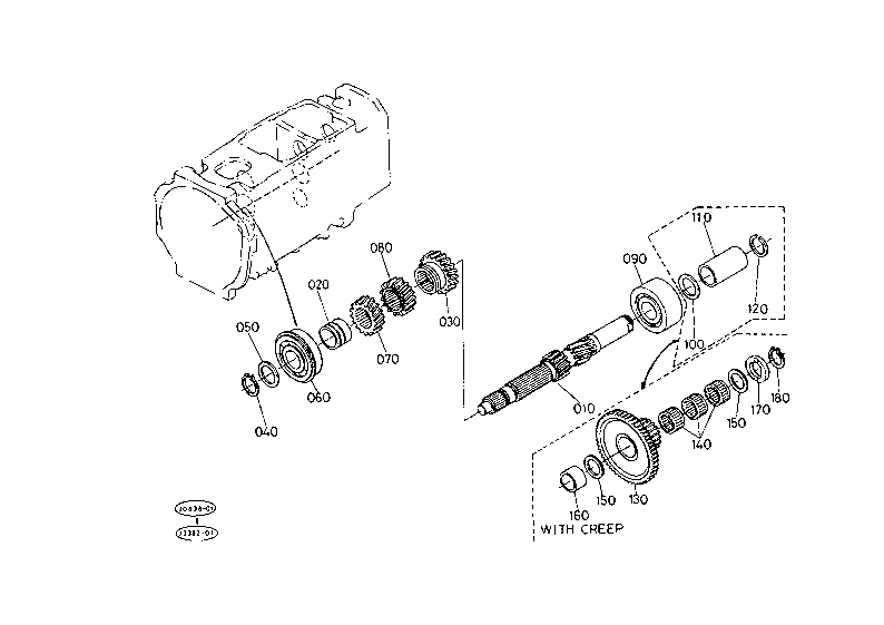 Main Shaft [With Wet Clutch]