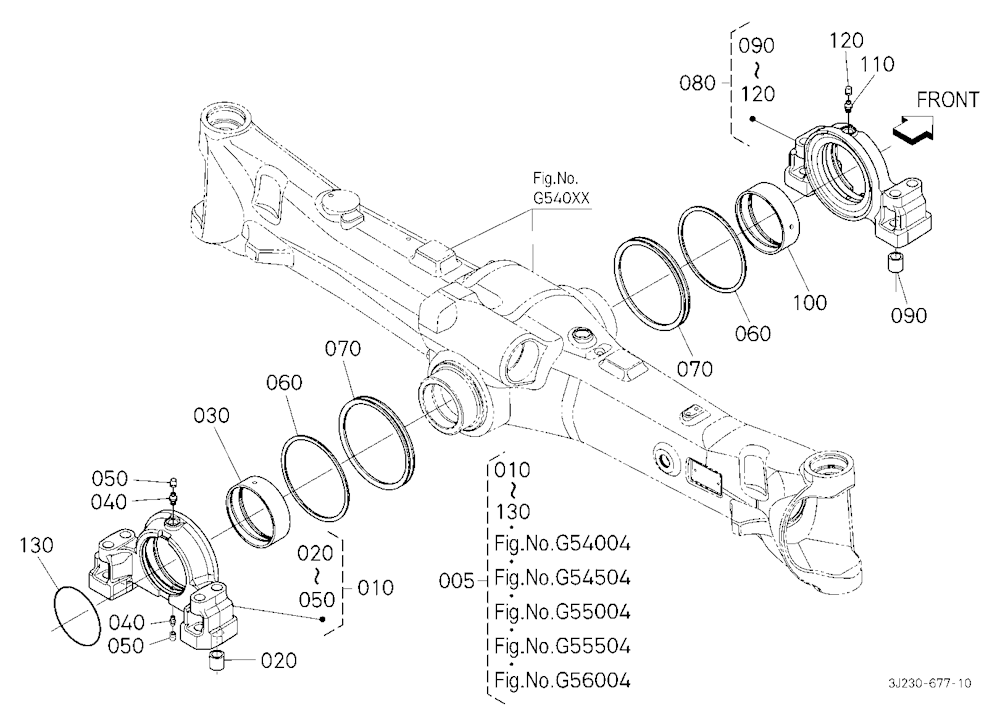Front Axle Bracket [Front Axle Component] [With Fr