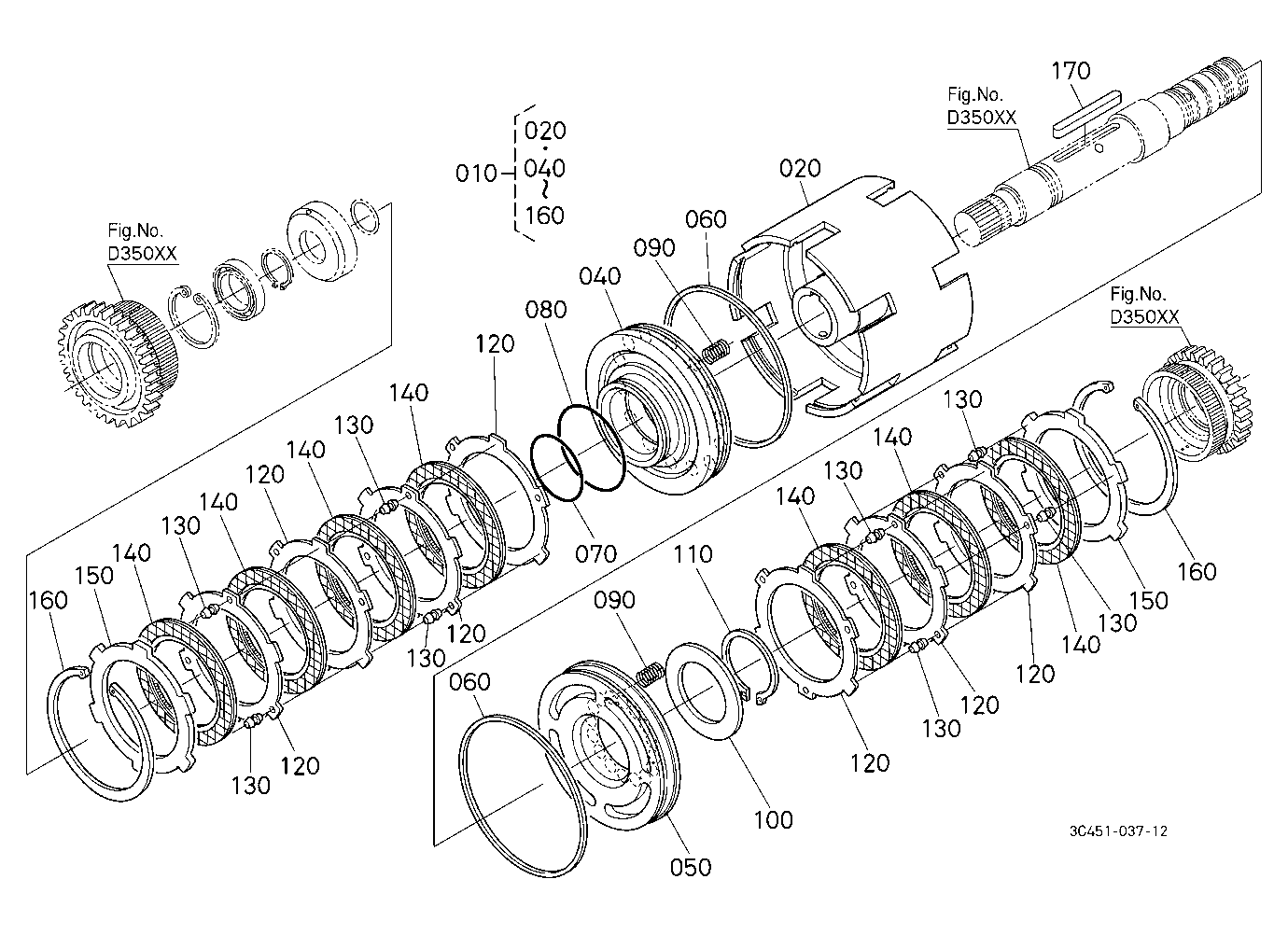 Front Drive Clutch [Component Parts]