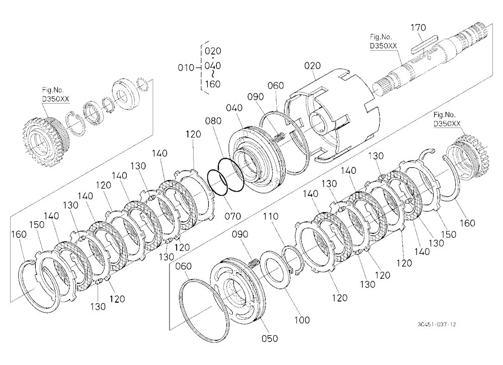 Front Drive Clutch [Component Parts]