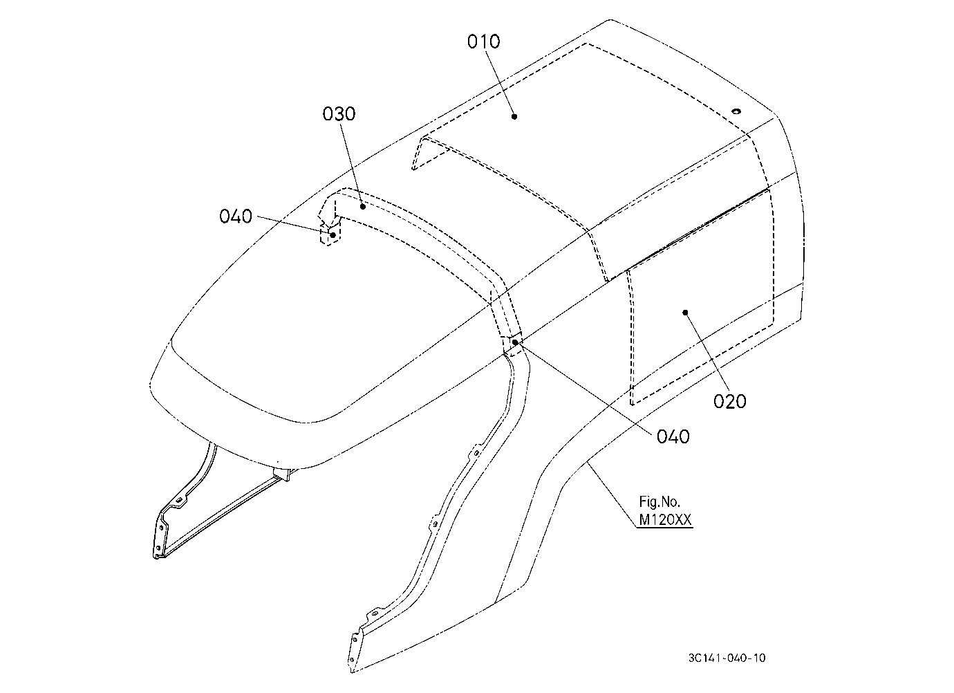 Hood(Bonnet) Upper(Sound Absorber/Insulator)