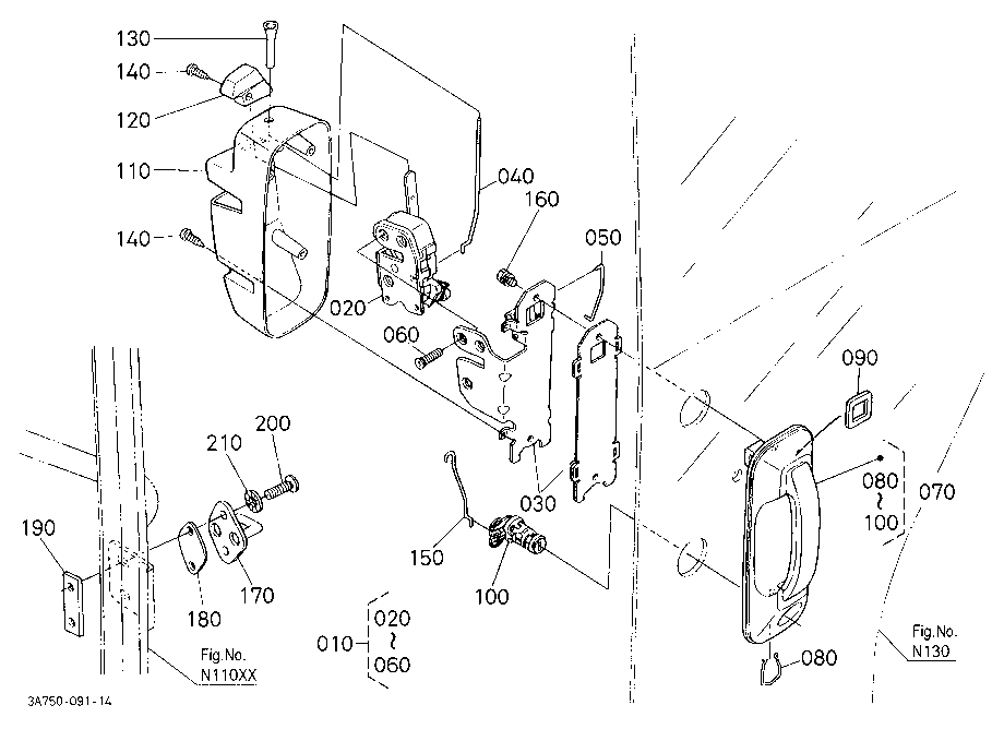 Door Lock Lh