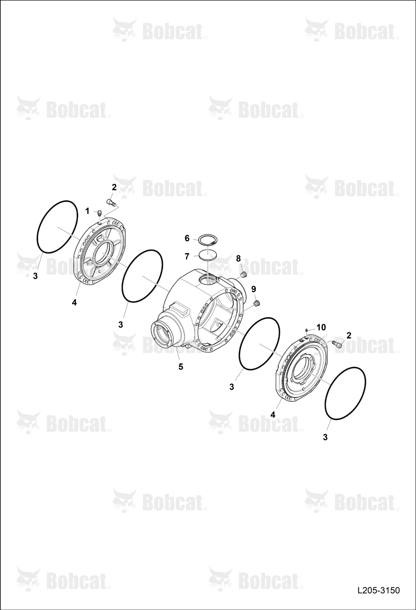 Differential Housing (Rear Axle) (LSD)