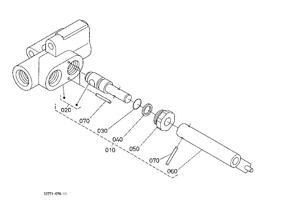 Hydraulic Control Block[Component Parts] [Old Type