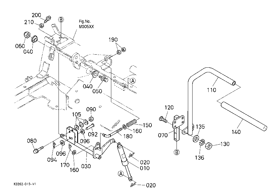 Motion Control Lever Rh