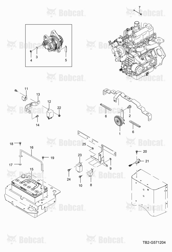 Bonnet Electrical System Group