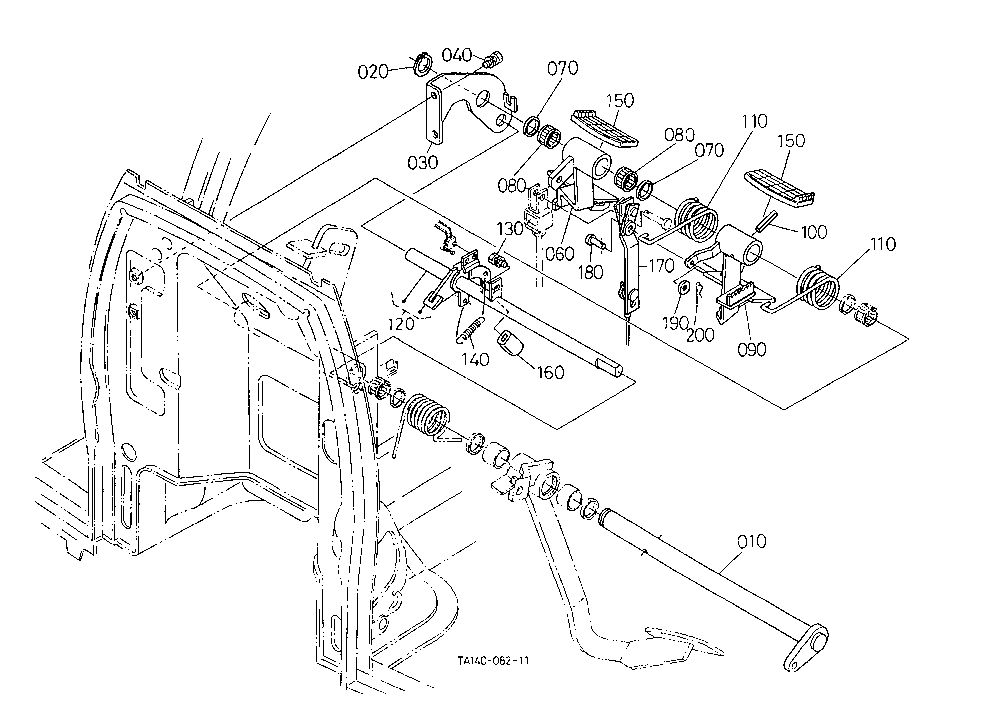 Brake Pedal [Hst Type] [Cab Type]