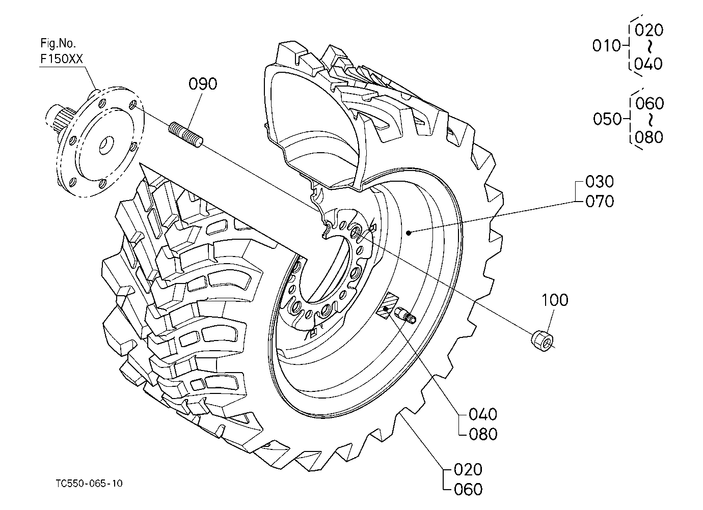 Front Wheel (29*9.50-15)