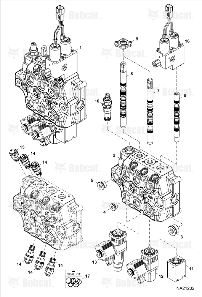 Hydraulic Control Valve (ELEC AUX)