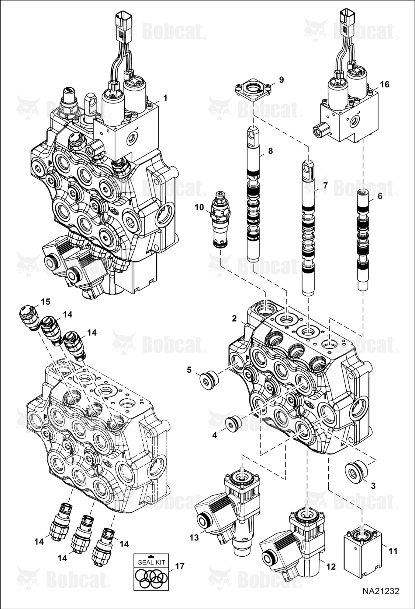 Hydraulic Control Valve (ELEC AUX)