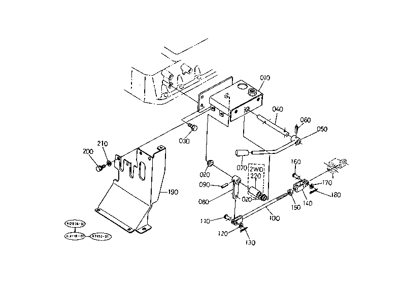 Pto Gear Shift Lever