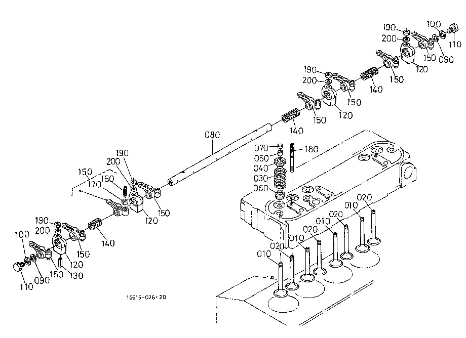 Valve And Rocker Arm