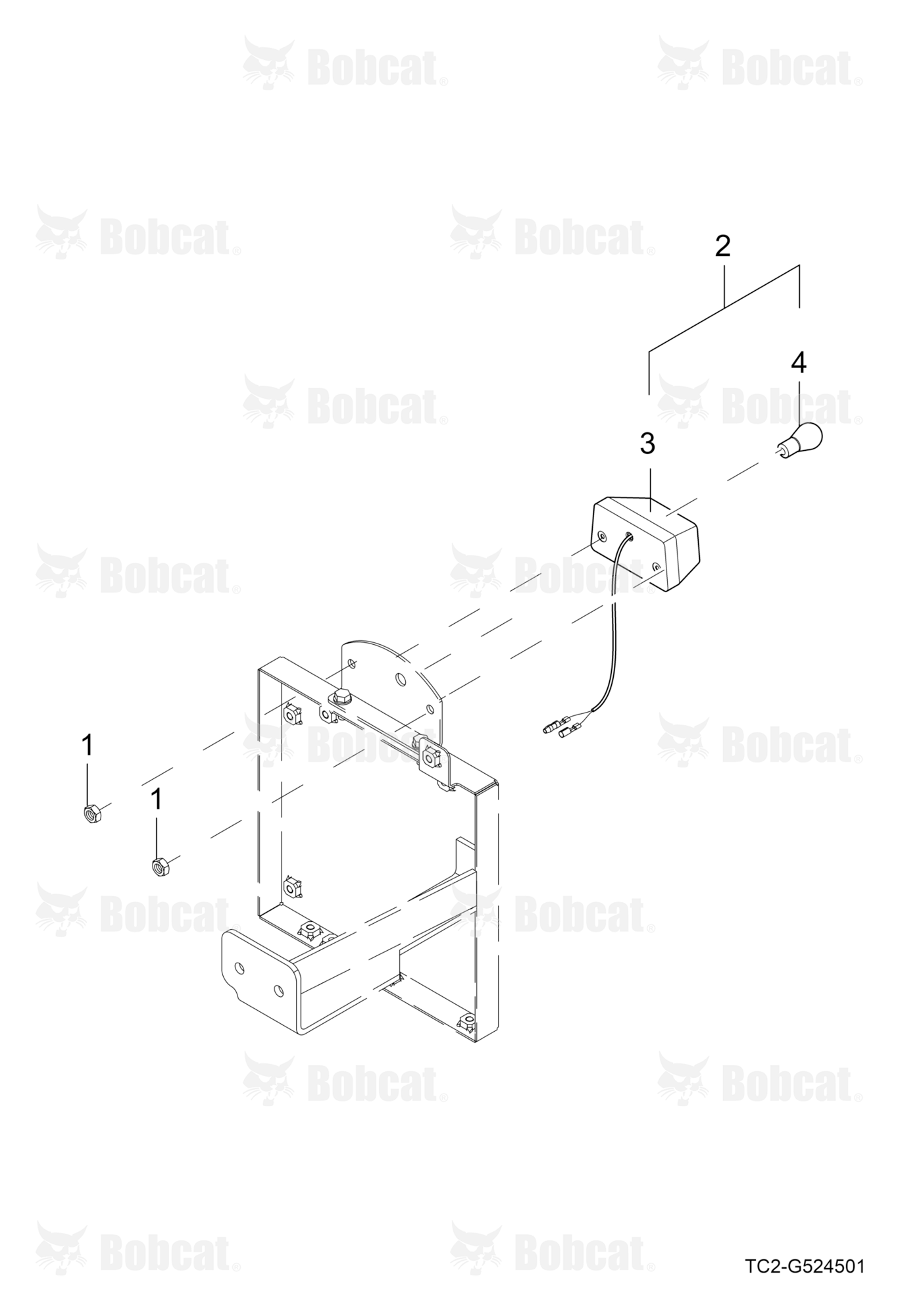 Number Plate Lamp Group