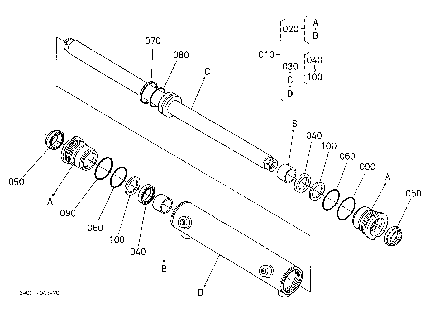 Steering Cylinder [Component Parts] [Old]