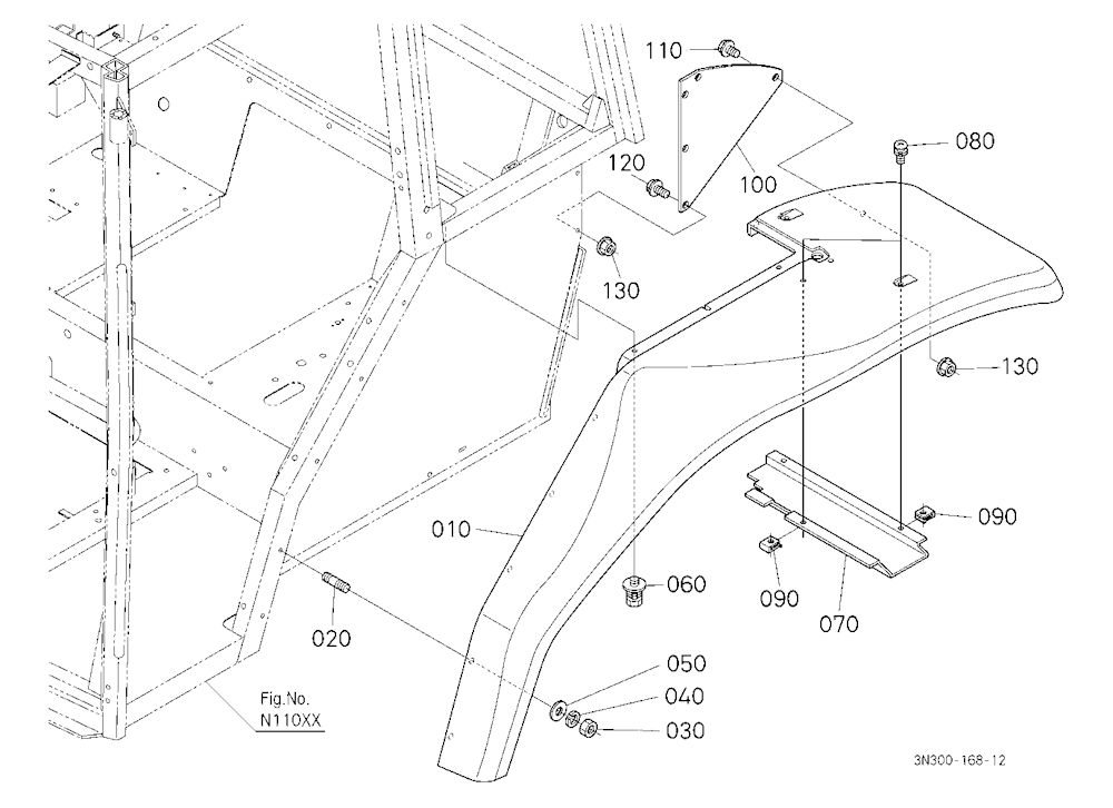 Cab Bracket Front [Previous Cab Type]