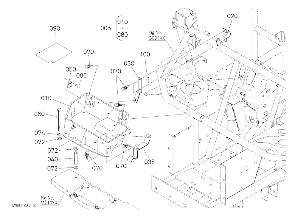 Front Accessory Box Kit (W/G.No.V4235) [Option]