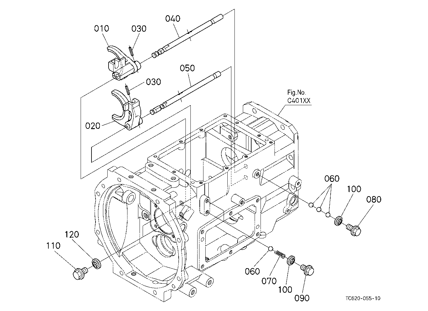 Main Gear Shift Fork